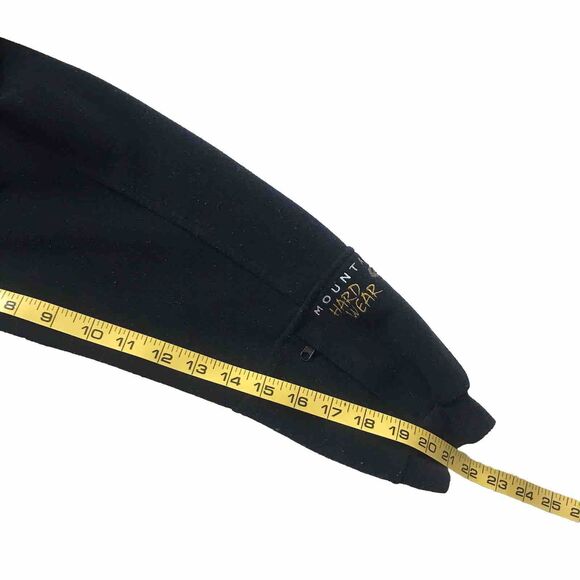 Mountain Hardwear Gore Windstopper Fleece Jacket Black Womens SZ 10 Zip Pkts USA - Picture 6 of 12